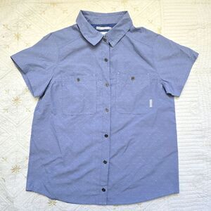 Columbia Pilsner Novelty Short Sleeve Shirt Womens XS Hiking Outdoors Ventilated